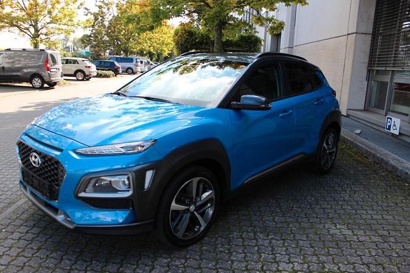 Blau Gebraucht 2018 Hyundai Kona Premium SUV | 16.700 € (Fairer Preis) - Bild 1/4