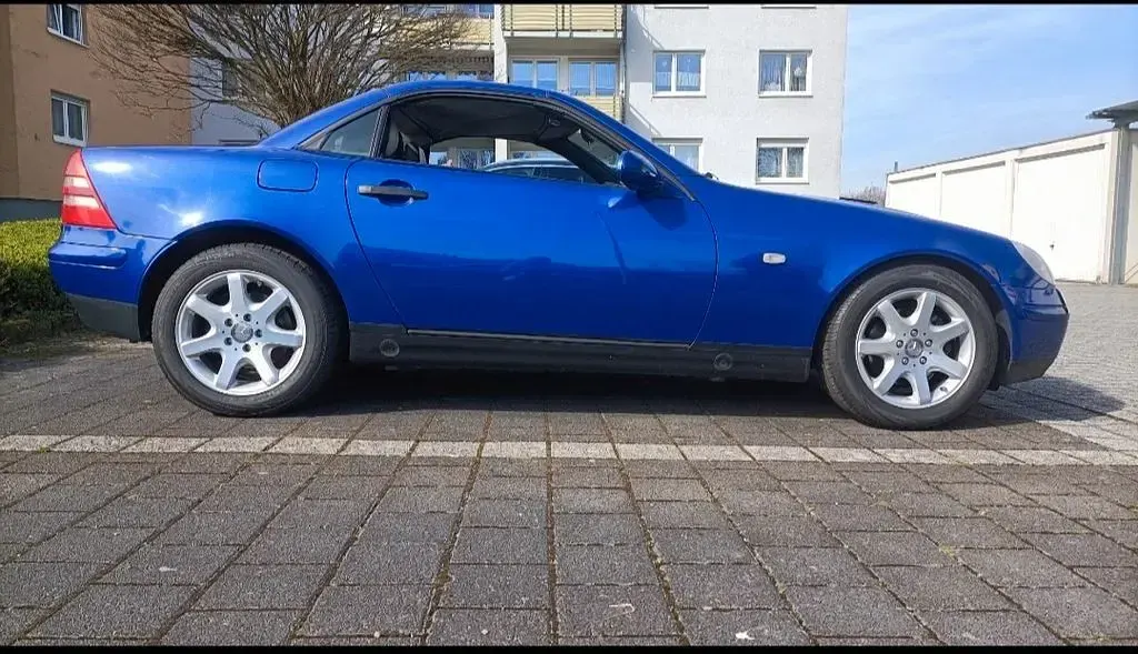 Gebraucht Mercedes SLK200 136 PS (100 kW) 1998 Blau Cabrio