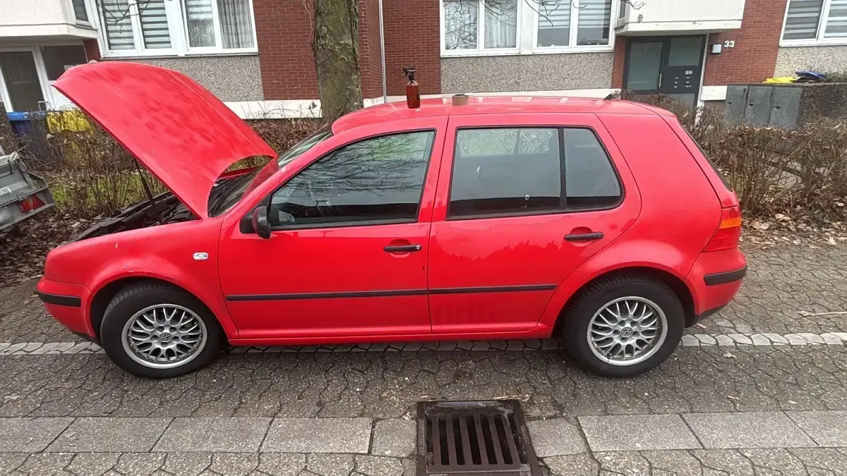 Gebraucht VW Golf III 75 PS (55 kW) 1999 Rot Kombi