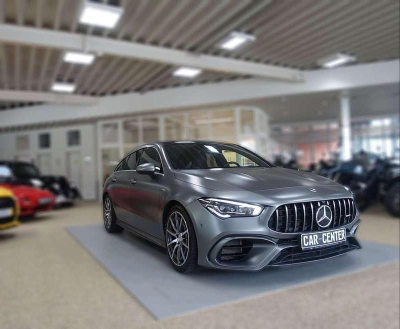 Grau Gebraucht 2021 Mercedes CLA45 AMG Shooting Brake AMG Kombi | 38.980 € (Fairer Preis) - Bild 1/3