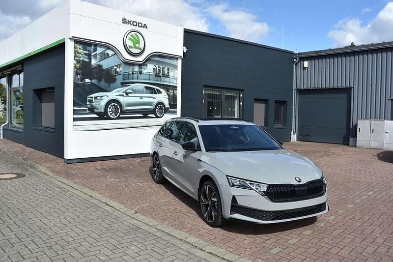 Stahl grau Neu 2025 Skoda Octavia SportLine Kombi | 49.990 € - Bild 1/4