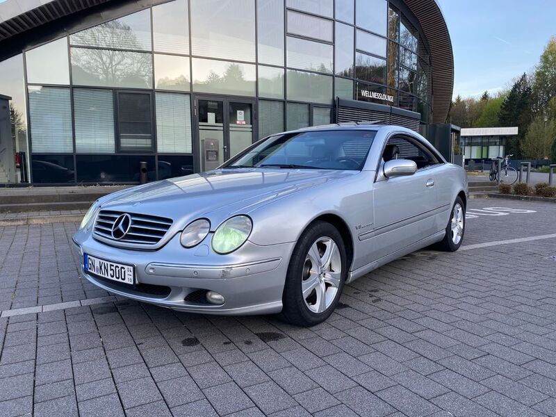 Silber Gebraucht 2000 Mercedes CL500 Coupé | 6.990 € (Superpreis) - Bild 1/4