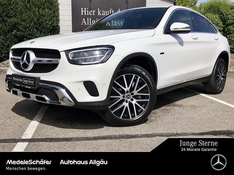 Unilack polarweiß Gebraucht 2020 Mercedes GLC300e Coupé | 39.470 € (Superpreis) - Bild 1/4