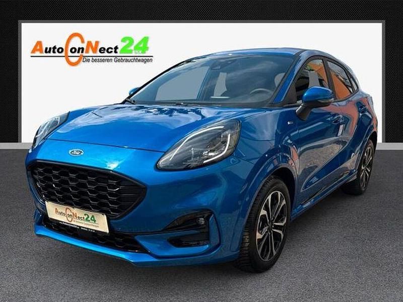Blau Gebraucht 2023 Ford Puma Gen-E ST-Line SUV | 23.690 € - Bild 1/4