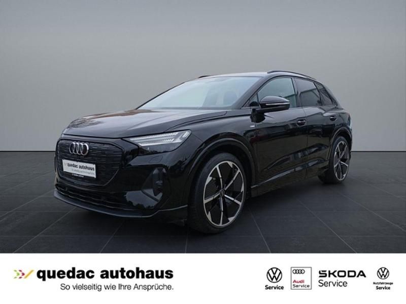 Mythosschwarz metallic (metallic) Gebraucht 2021 Audi e-tron S-Line SUV | 33.850 € (Fairer Preis) - Bild 1/4