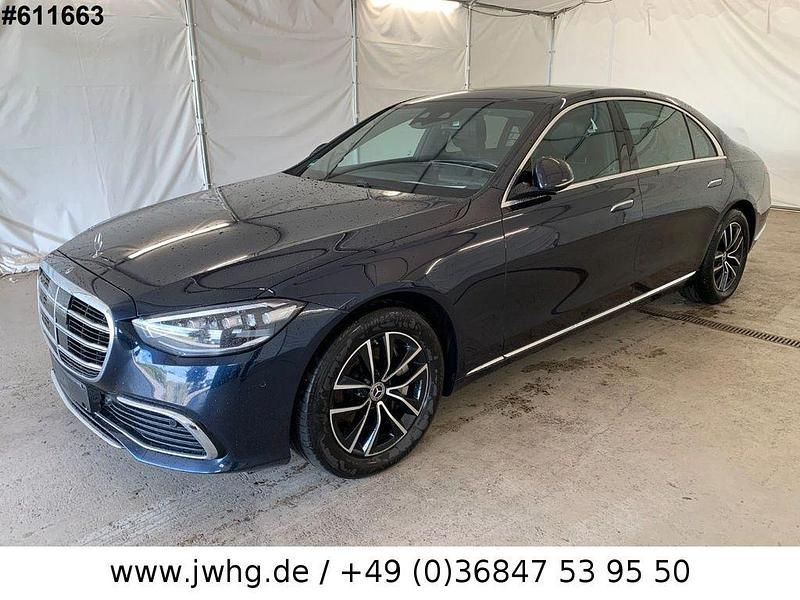 Blue metallic Gebraucht 2022 Mercedes S400 Limousine | 63.480 € - Bild 1/4