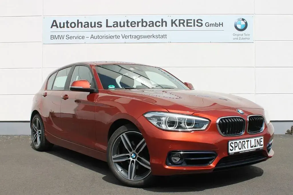 Gebraucht BMW 120 Sport Line 190 PS (139 kW) 2018 Orange Kleinwagen