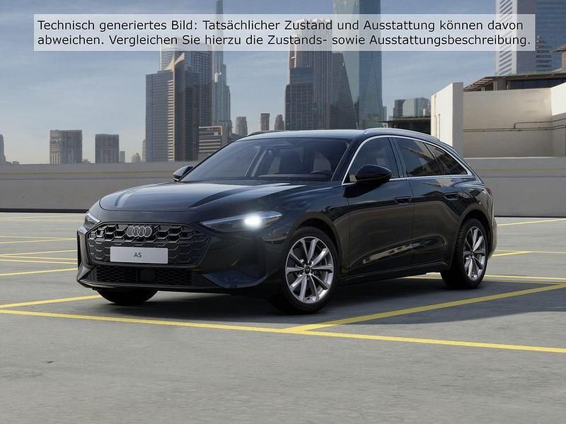 Mythosschwarz metallic/mythoss Gebraucht 2025 Audi A5 Sport Coupé | 44.850 € (Superpreis) - Bild 1/3