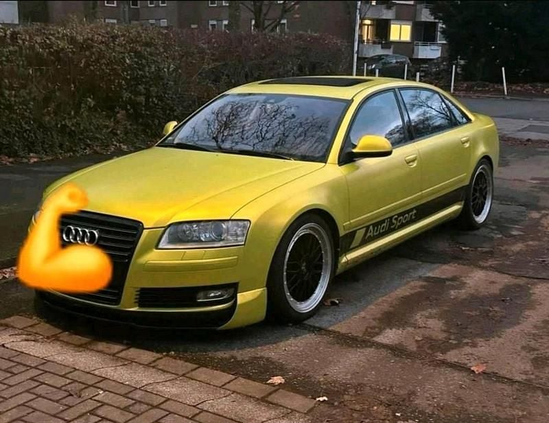 Second-hand Audi A8L 326 CP (239 kW) 2007 Negru Berlinǎ
