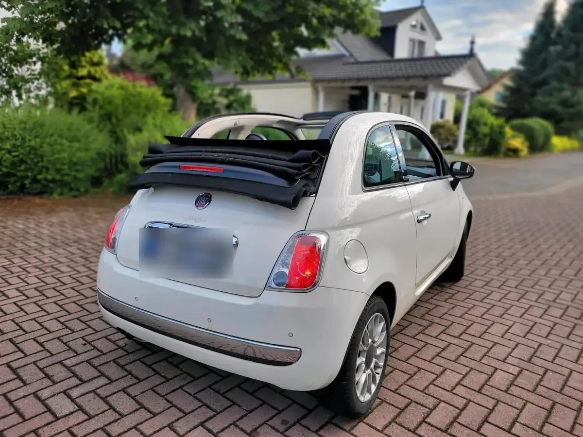 Gebraucht Fiat 500C 69 PS (50 kW) 2012 Weiß Cabrio