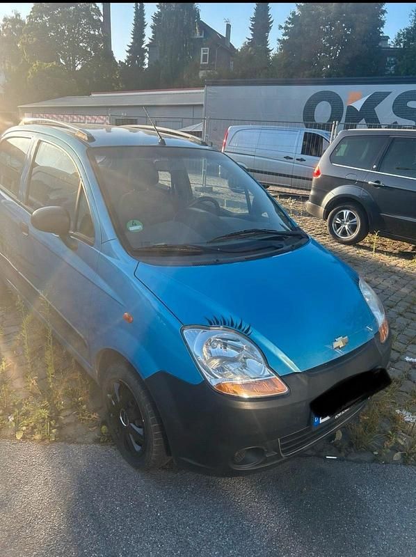 Blau Gebraucht 2006 Chevrolet Matiz Kleinwagen | 1.000 € - Bild 1/4