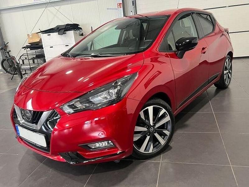 Rot Gebraucht 2021 Nissan Micra Kleinwagen | 13.995 € (Fairer Preis) - Bild 1/4