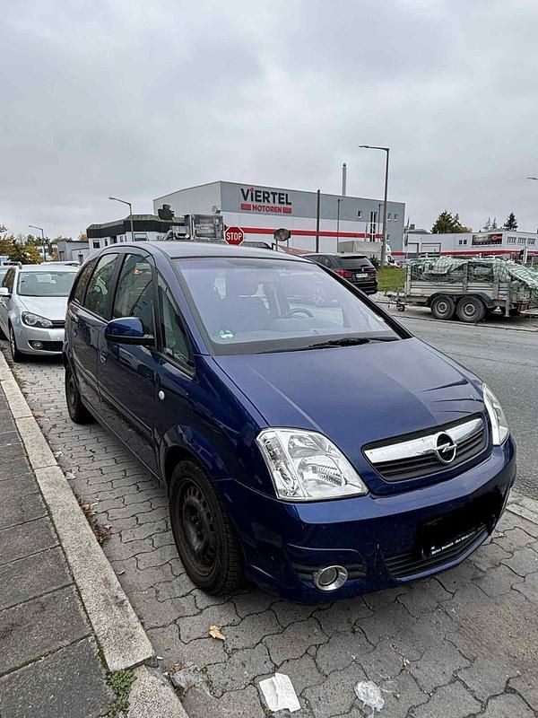 Blau Gebraucht 2008 Opel Meriva Van / Kleinbus | 850 € (Superpreis) - Bild 1/4