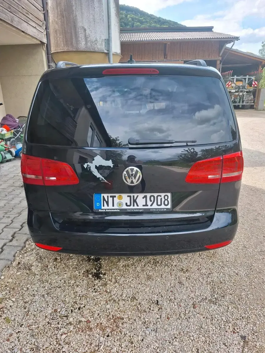 Brugt VW Touran 105 HK (77 kW) 2012 Sort MPV