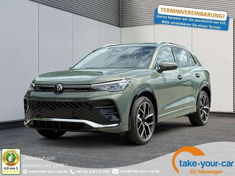 Cipressinogrün metallic Neu 2025 VW Tiguan R-line SUV | 46.390 € (Fairer Preis) - Bild 1/4