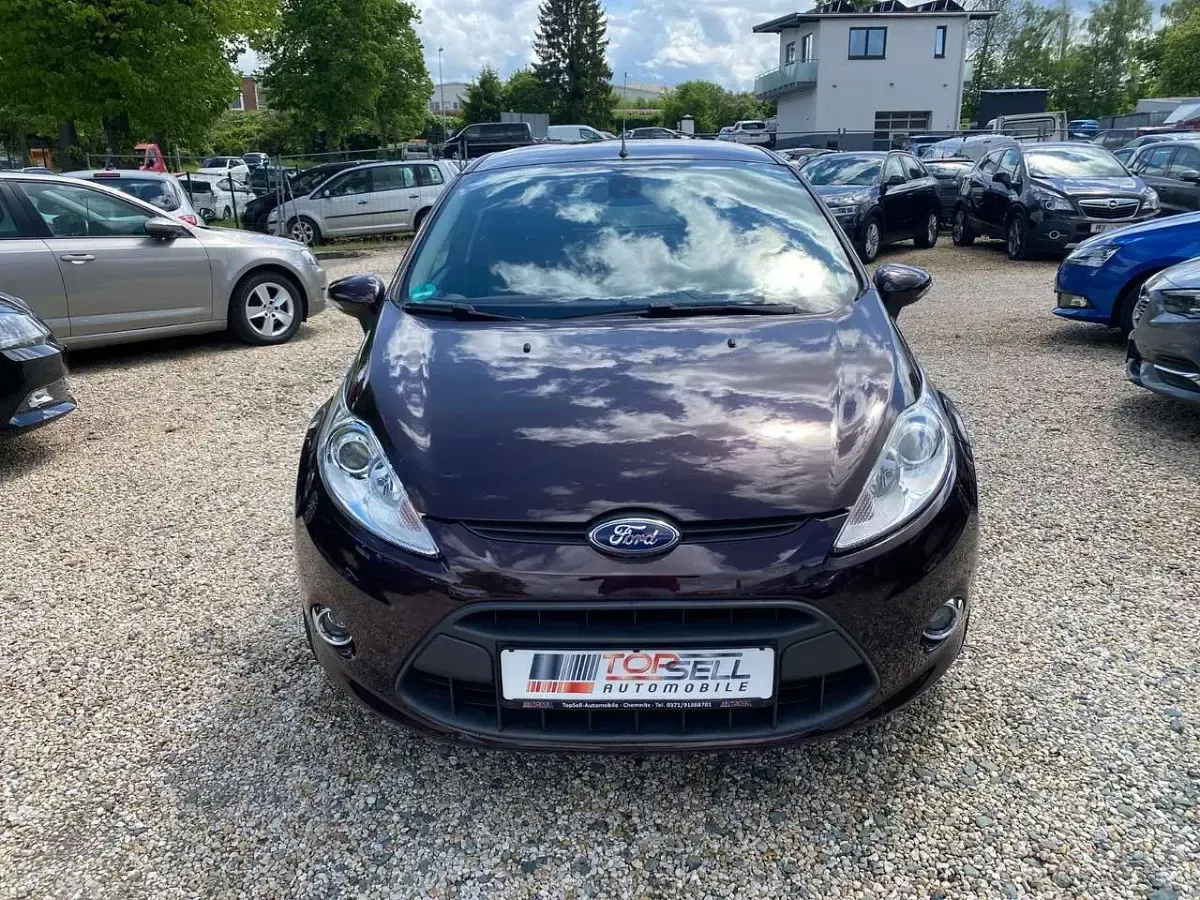 Gebraucht Ford Fiesta Titanium 82 PS (60 kW) 2009 Braun Kleinwagen