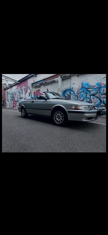 Grau Gebraucht 2000 Saab 9-3 Cabriolet Cabrio | 2.900 € (Superpreis) - Bild 1/4