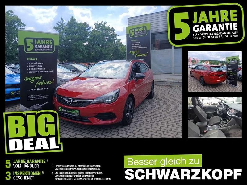 Chili rot/kardio rot Gebraucht 2021 Opel Astra Kombi | 15.770 € (Fairer Preis) - Bild 1/4