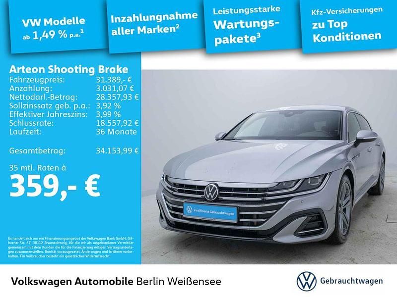 Gebraucht VW Arteon R-line 200 PS (147 kW) 2023 Pyritsilber metallic Kombi