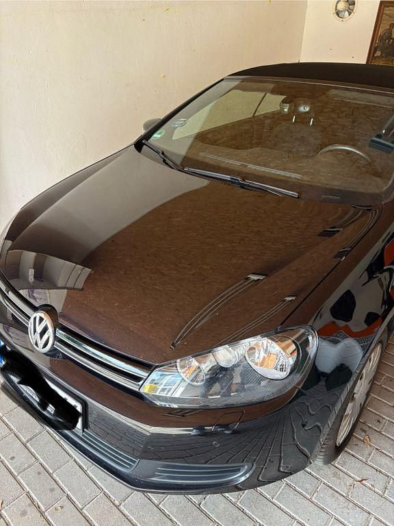 Schwarz Gebraucht 2015 VW Golf Cabriolet Cabrio | 12.200 € (Fairer Preis) - Bild 1/4