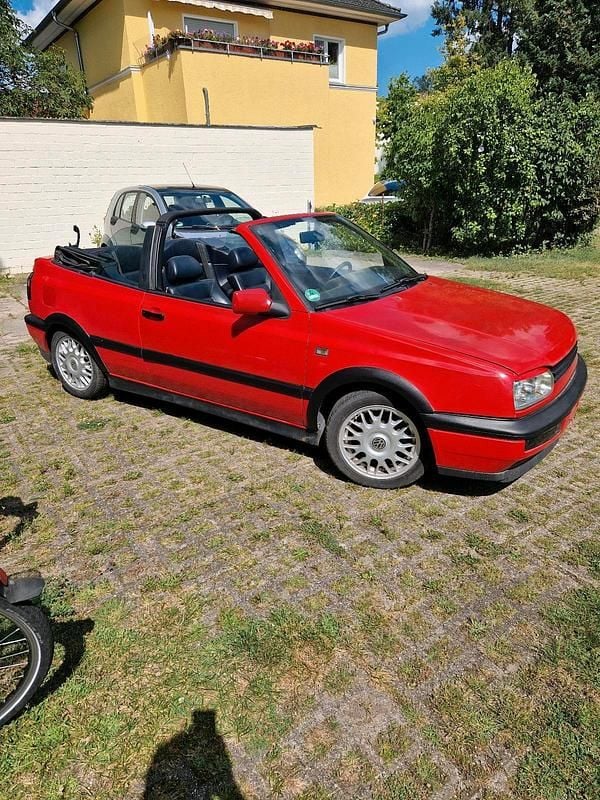 Rot Gebraucht 1994 VW Golf Cabriolet Cabrio | 3.850 € - Bild 1/4