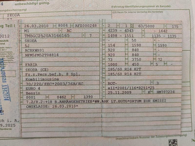 Gebraucht Skoda Fabia 86 PS (63 kW) 2010 Kombi