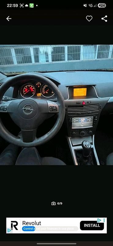 Gebraucht Opel Astra 105 PS (77 kW) 2005 Schwarz Limousine