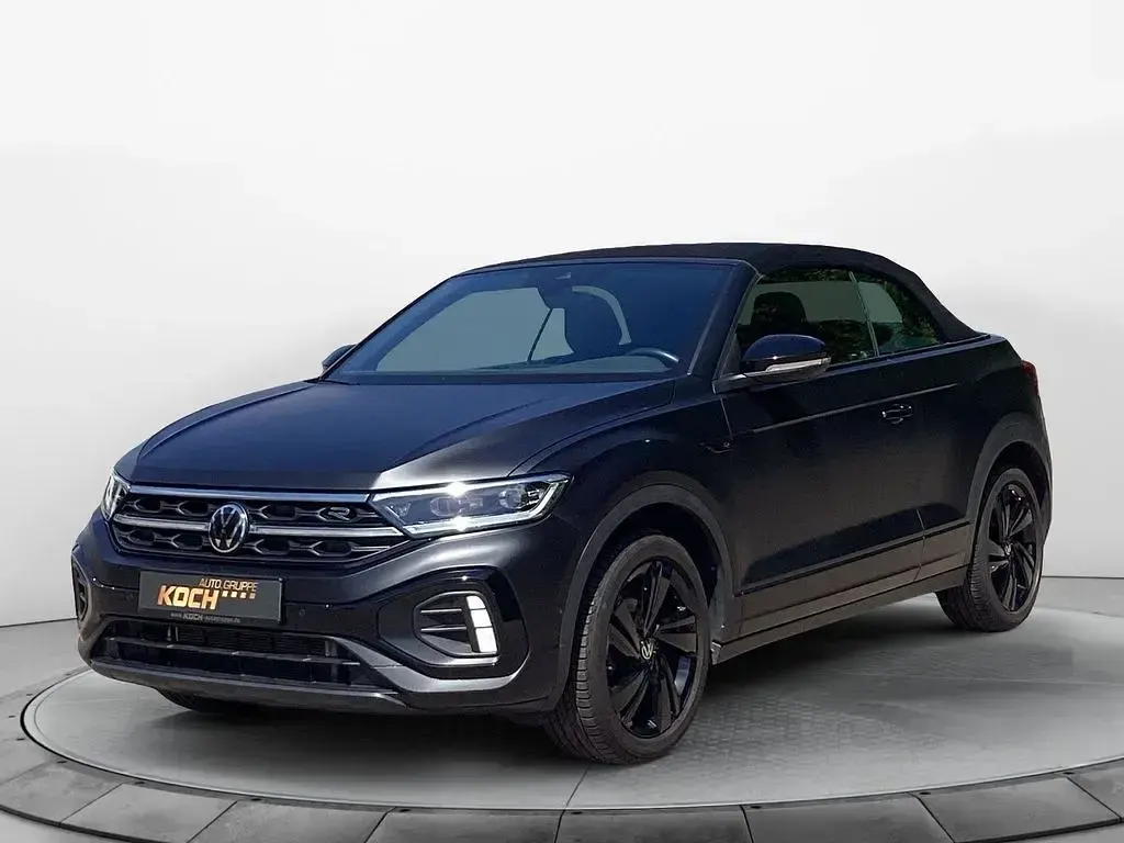 Gebraucht VW T-Roc Cabriolet R-line Edition 150 PS (110 kW) 2024 Schwarz Cabrio