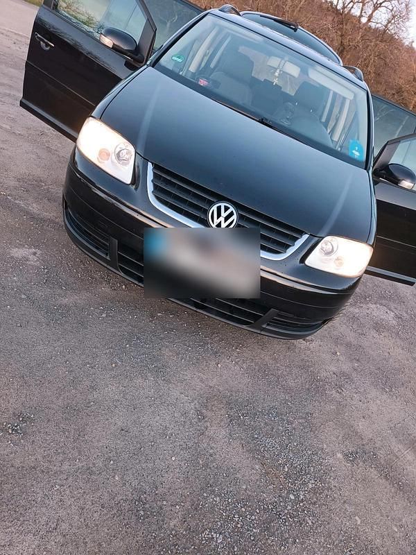 Gebraucht VW Touran 116 PS (85 kW) 2005 Schwarz Van / Kleinbus