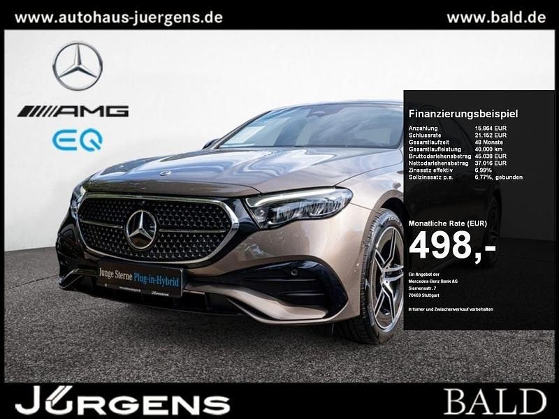 Braun metalliclack samtbraun Gebraucht 2024 Mercedes E300 AMG Limousine | 56.880 € (Fairer Preis) - Bild 1/4