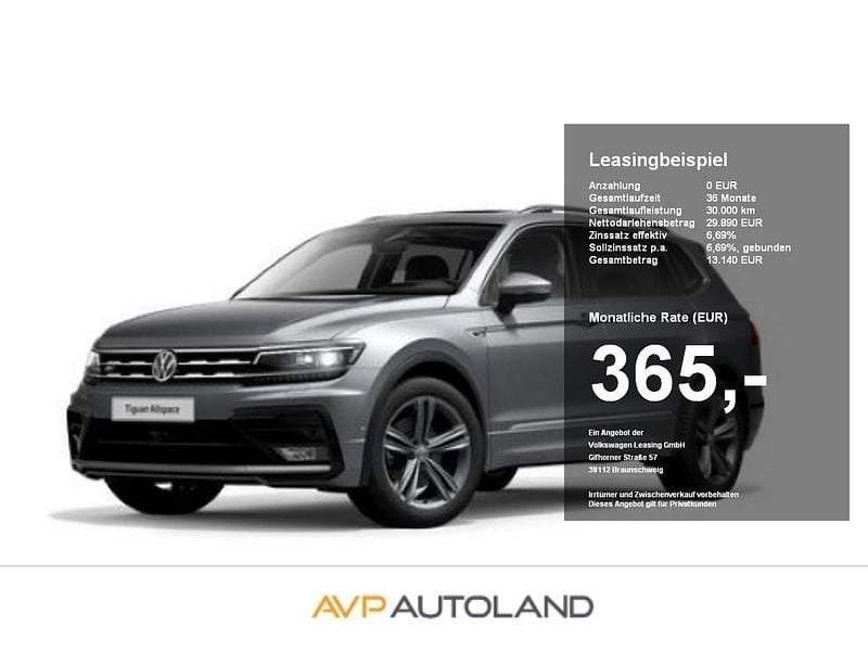 Gebraucht VW Tiguan Allspace R-line 200 PS (147 kW) 2021 Pyrite silver (metallic) SUV