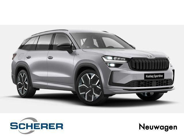 Silber Neu 2025 Skoda Kodiaq SportLine SUV | 60.860 € - Bild 1/3