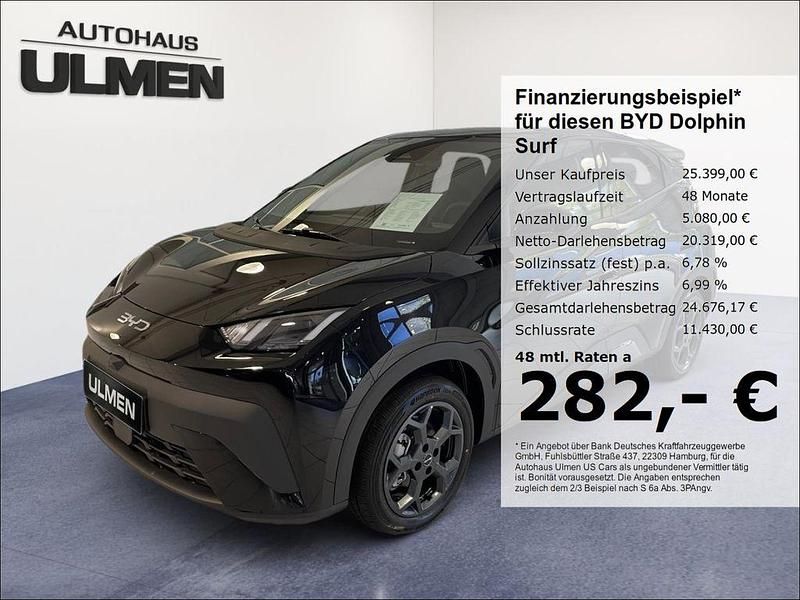 Schwarz Gebraucht 2025 BYD Dolphin Comfort Kleinwagen | 25.399 € (Fairer Preis) - Bild 1/4