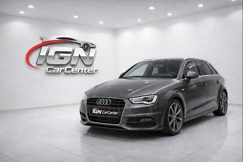 Grau Gebraucht 2014 Audi A3 Sportback S-Line Kleinwagen | 12.900 € (Fairer Preis) - Bild 1/4