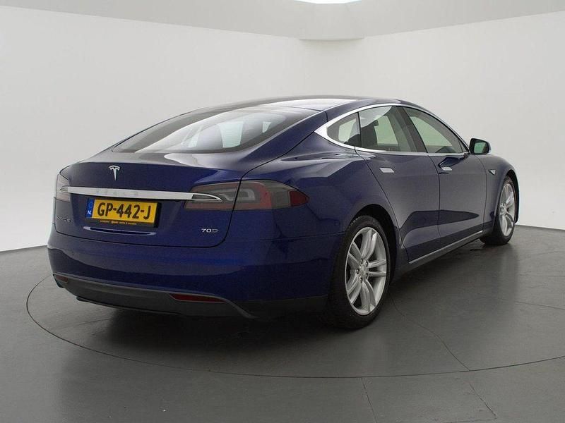 Gebraucht Tesla Model S 244 kW (333 PS) 2015 Blau Kleinwagen
