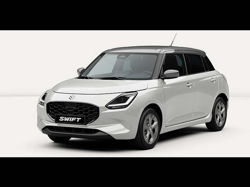 Pure white pearl metallic / da Neu 2024 Suzuki Swift Comfort Kleinwagen | 15.990 € - Bild 1/1