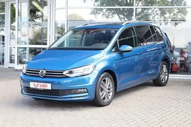 Gebraucht VW Touran Sound 150 PS (110 kW) 2017 Caribbean blue metallic Van / Kleinbus