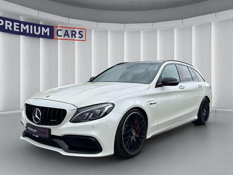 Diamantweiss metalliclack Gebraucht 2017 Mercedes C63S AMG AMG Kombi | 43.990 € (Fairer Preis) - Bild 1/4