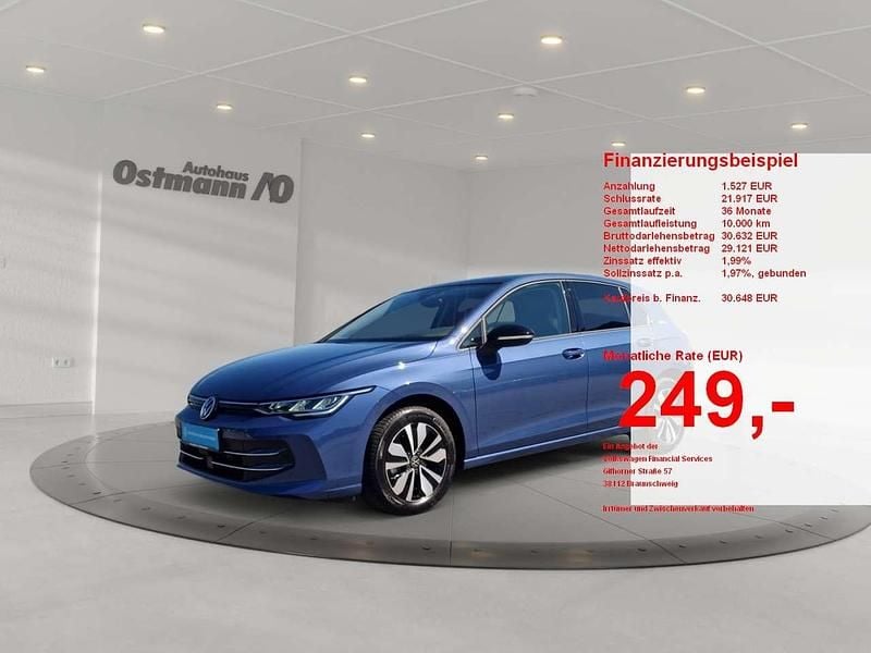 Blau Gebraucht 2025 VW Golf VIII Goal Limousine | 30.648 € (Superpreis) - Bild 1/4