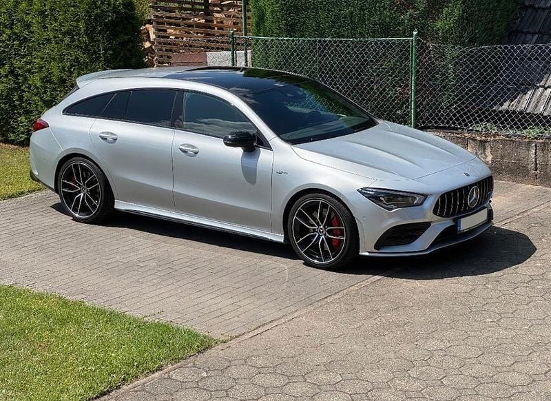 Silber Gebraucht 2021 Mercedes CLA35 AMG Shooting Brake AMG Kombi | 34.500 € (Guter Preis) - Bild 1/4