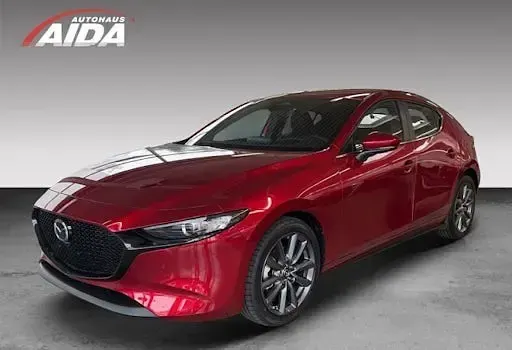 Neu Mazda 3 Prime-Line 186 PS (136 kW) 2026 Rot Limousine