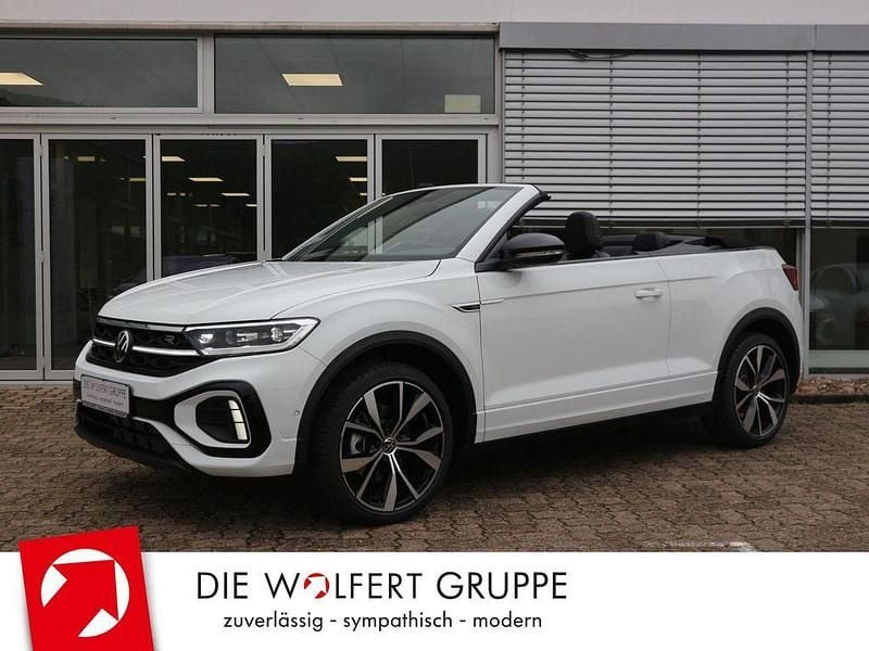 Pure white schwarz Neu 2025 VW T-Roc Cabriolet R-line Cabrio | 40.680 € (Superpreis) - Bild 1/4