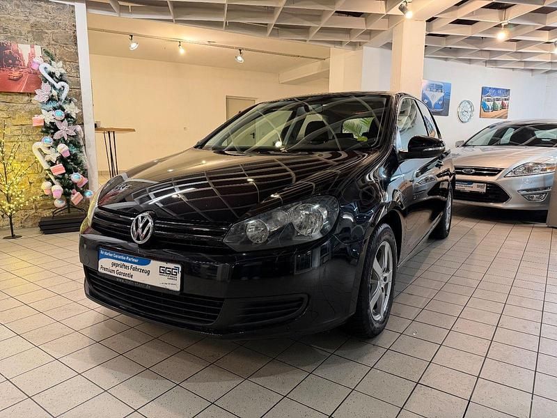 Gebraucht VW Golf VI Trendline 80 PS (58 kW) 2009 Schwarz Kleinwagen