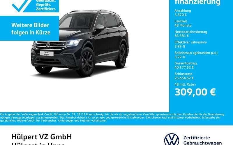 Schwarz Gebraucht 2024 VW Tiguan Allspace Move SUV | 38.751 € (Fairer Preis) - Bild 1/4