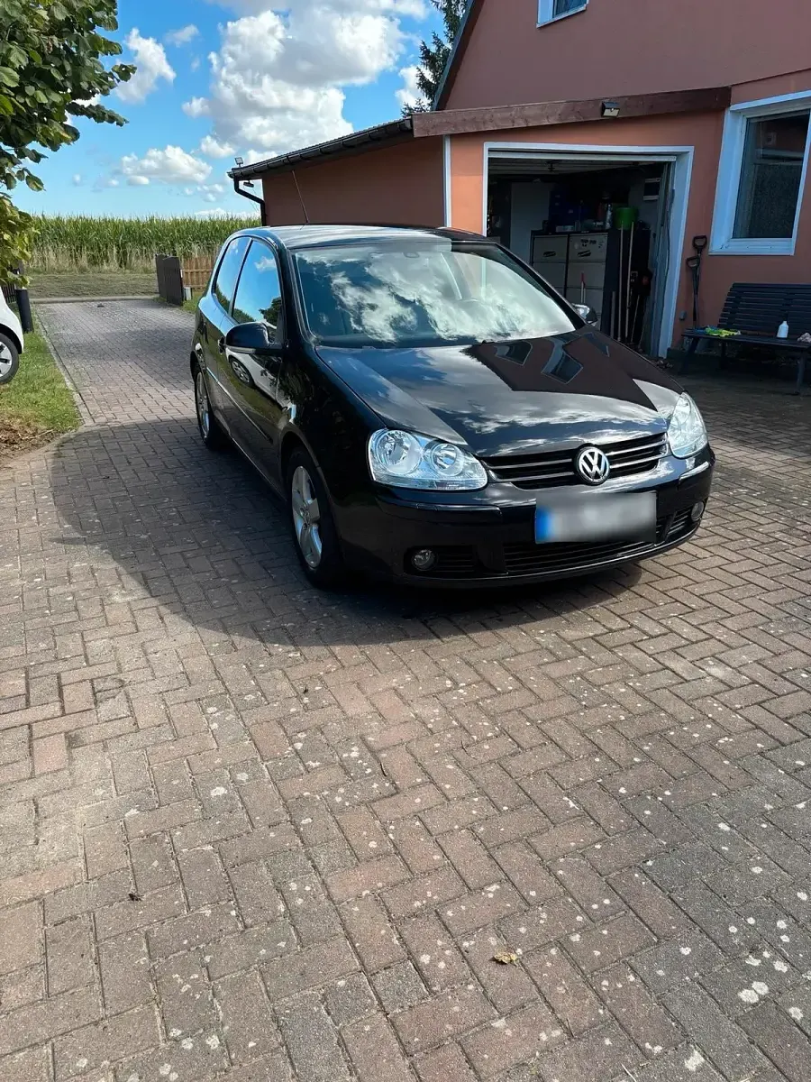 Gebraucht VW Golf VI United 80 PS (58 kW) 2008 Schwarz Kleinwagen