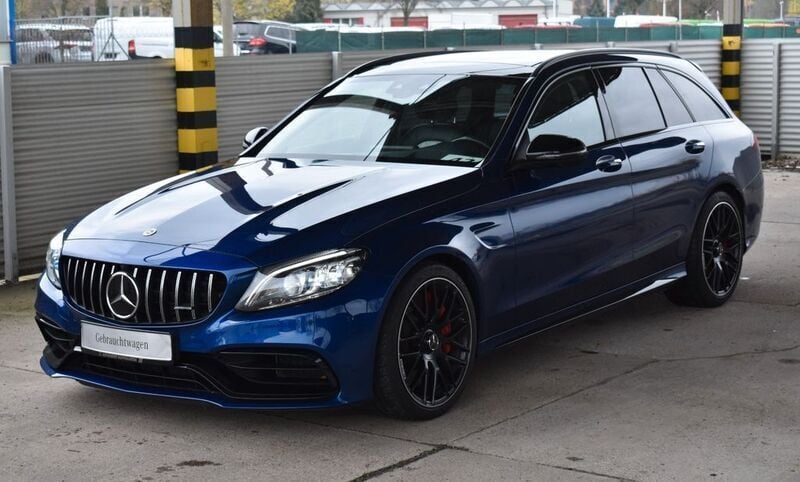 Blau Gebraucht 2020 Mercedes C63 AMG AMG Kombi | 60.999 € (Fairer Preis) - Bild 1/4