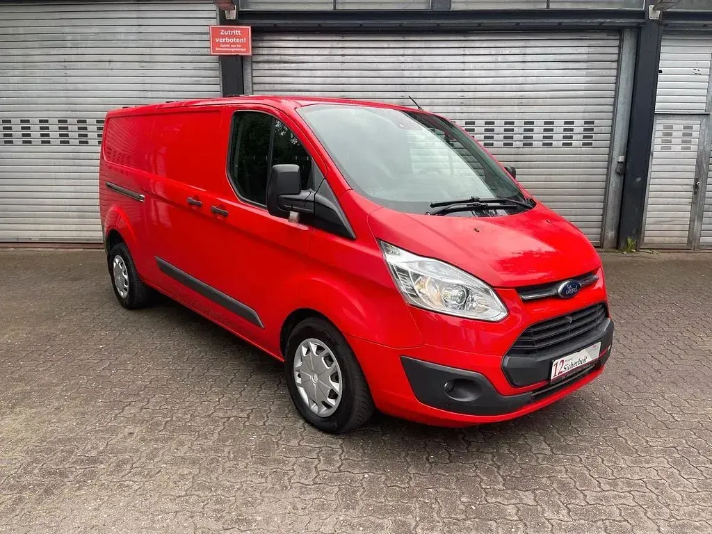 Gebraucht Ford Transit Custom Trend 131 PS (96 kW) 2017 Rot Van / Kleinbus