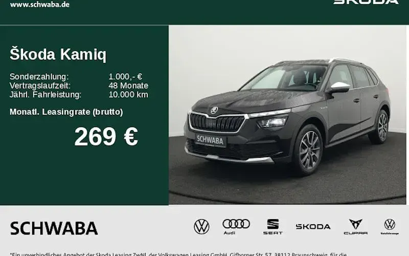 Gebraucht Skoda Kamiq ScoutLine 110 PS (80 kW) 2022 Schwarz SUV