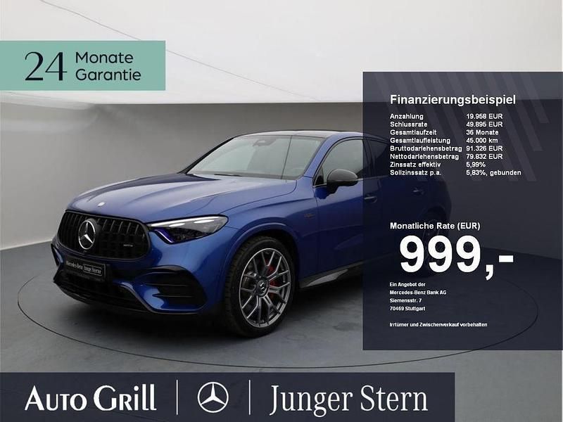 Metalliclack spektralblau Gebraucht 2024 Mercedes GLC63 AMG AMG Coupé | 99.900 € (Guter Preis) - Bild 1/4
