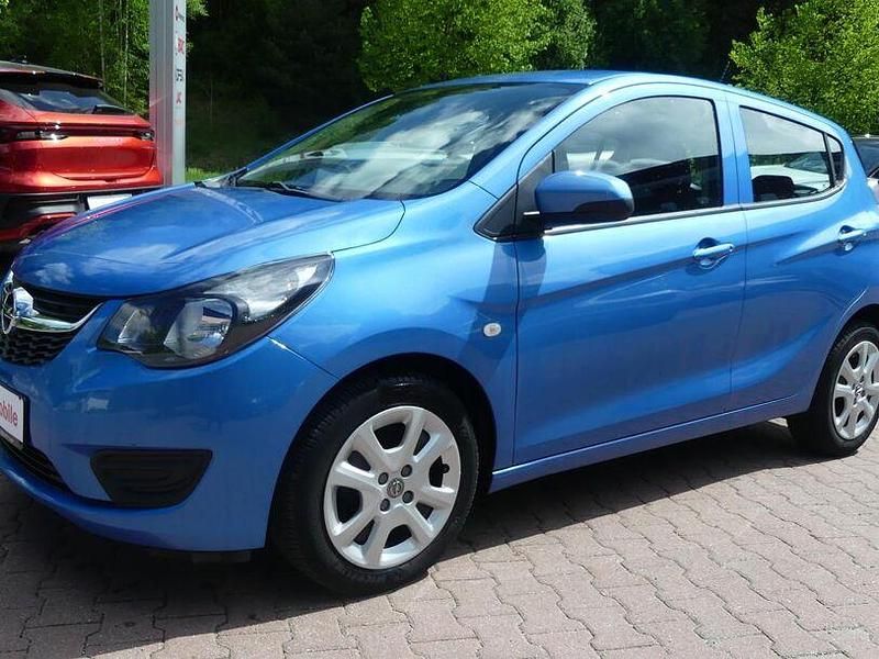 Blau Gebraucht 2016 Opel Karl Kleinwagen | 5.990 € (Etwas zu teuer) - Bild 1/4